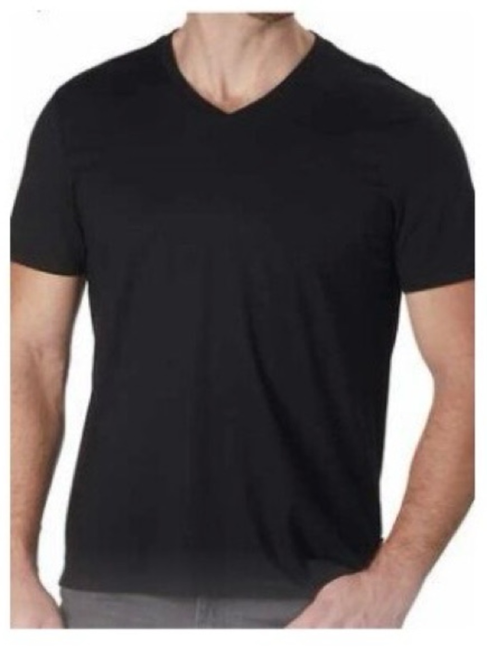 Calvin Klein Men’s Black V-neck Tee Shirt